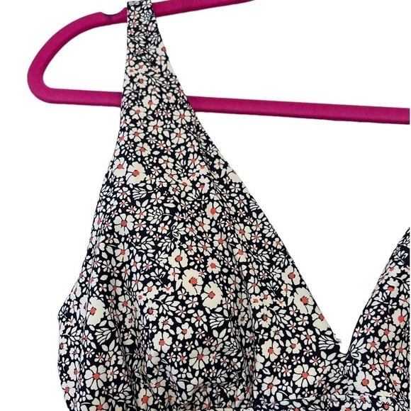 Floral print one piece swimsuit size 10 - Picture 4 of 7